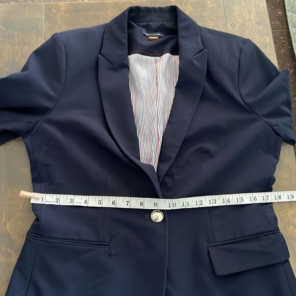 Tommy Hilfiger Blazer Business Jacket with Flattering Fit and Single-Button Sz-8 - Picture 10 of 15